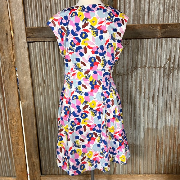 Boden Colorful Floral Mini Dress - Picture 6 of 11